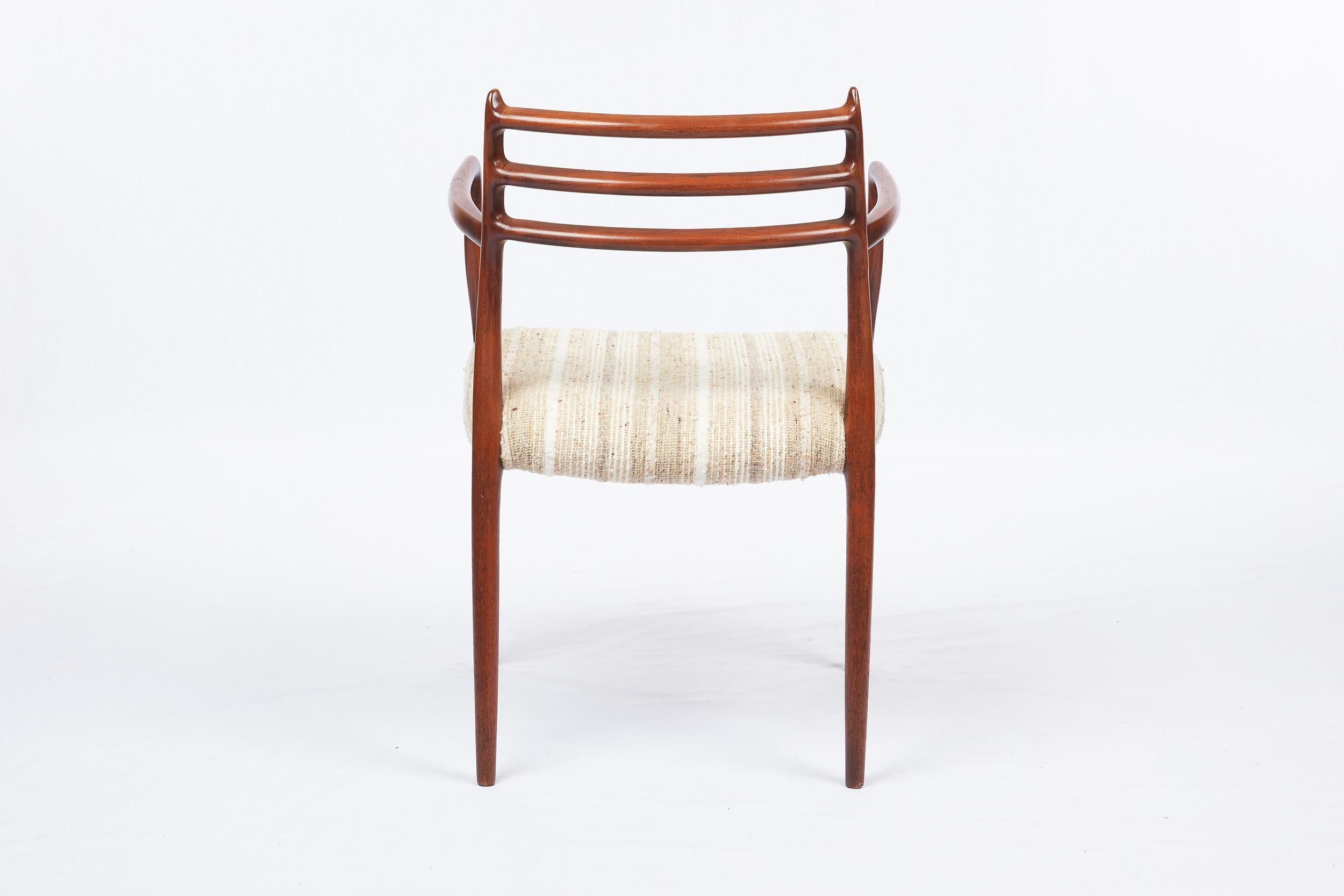 Pair of Teak Niels Moller Armchairs Model 62 1