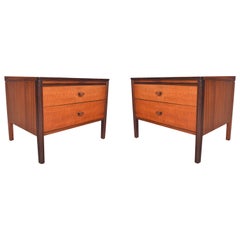 Pair of Teak Nightstands by Robert Heritage