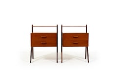 Pair of Teak Nightstands by Sigfred Omann for Ølholm 1960s
