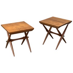 Coppia di tavolini in teak di Jens Quistgaard