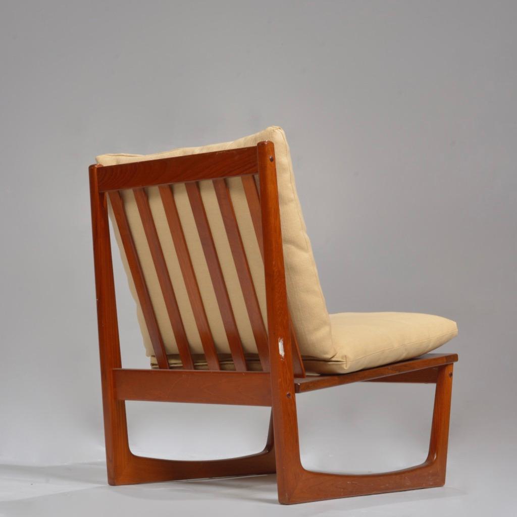Pair of Teak Slipper Chairs by Jacob Kjaer 9