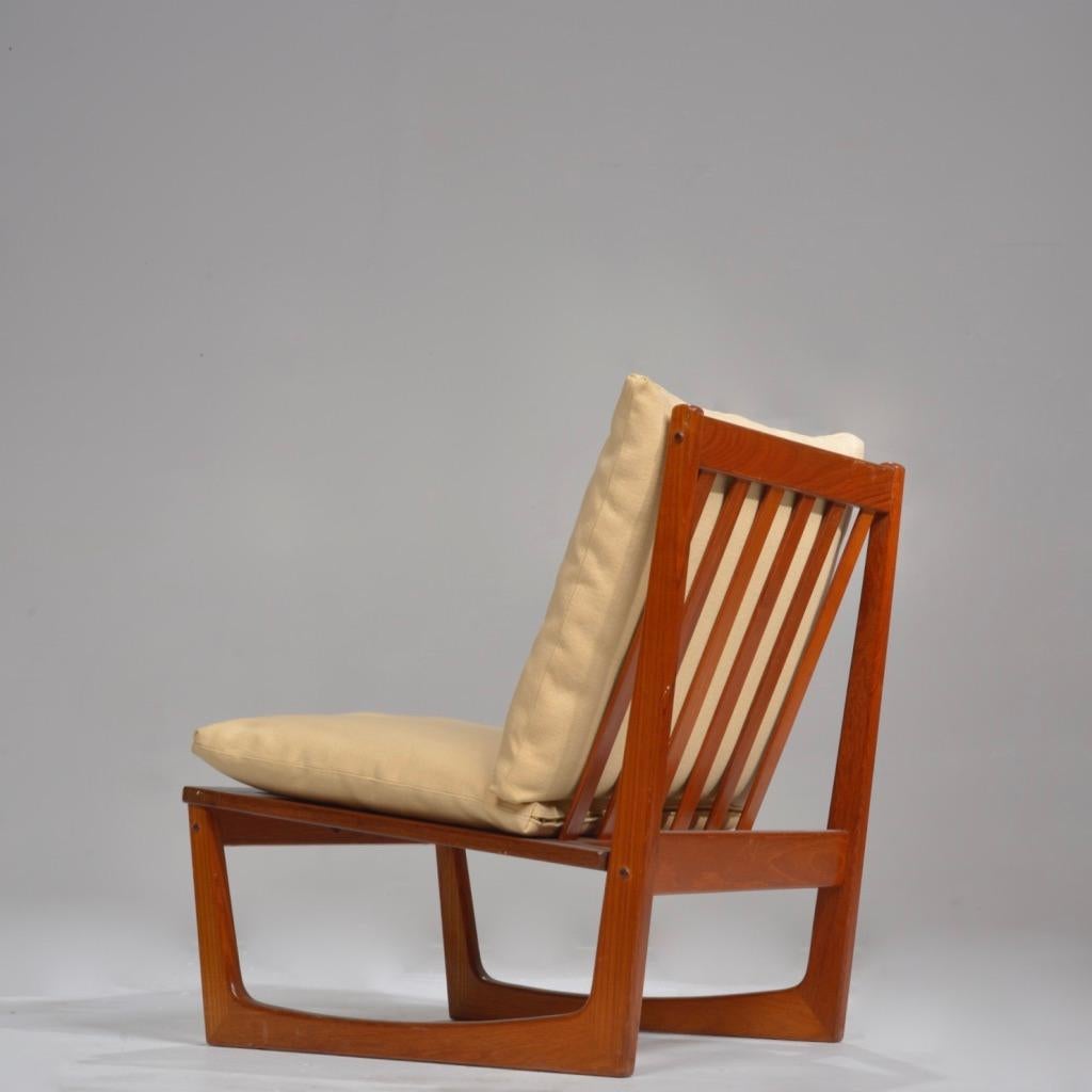 Pair of Teak Slipper Chairs by Jacob Kjaer 10