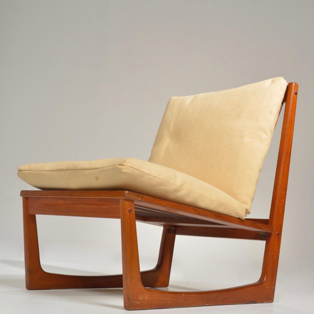 Pair of Teak Slipper Chairs by Jacob Kjaer 12