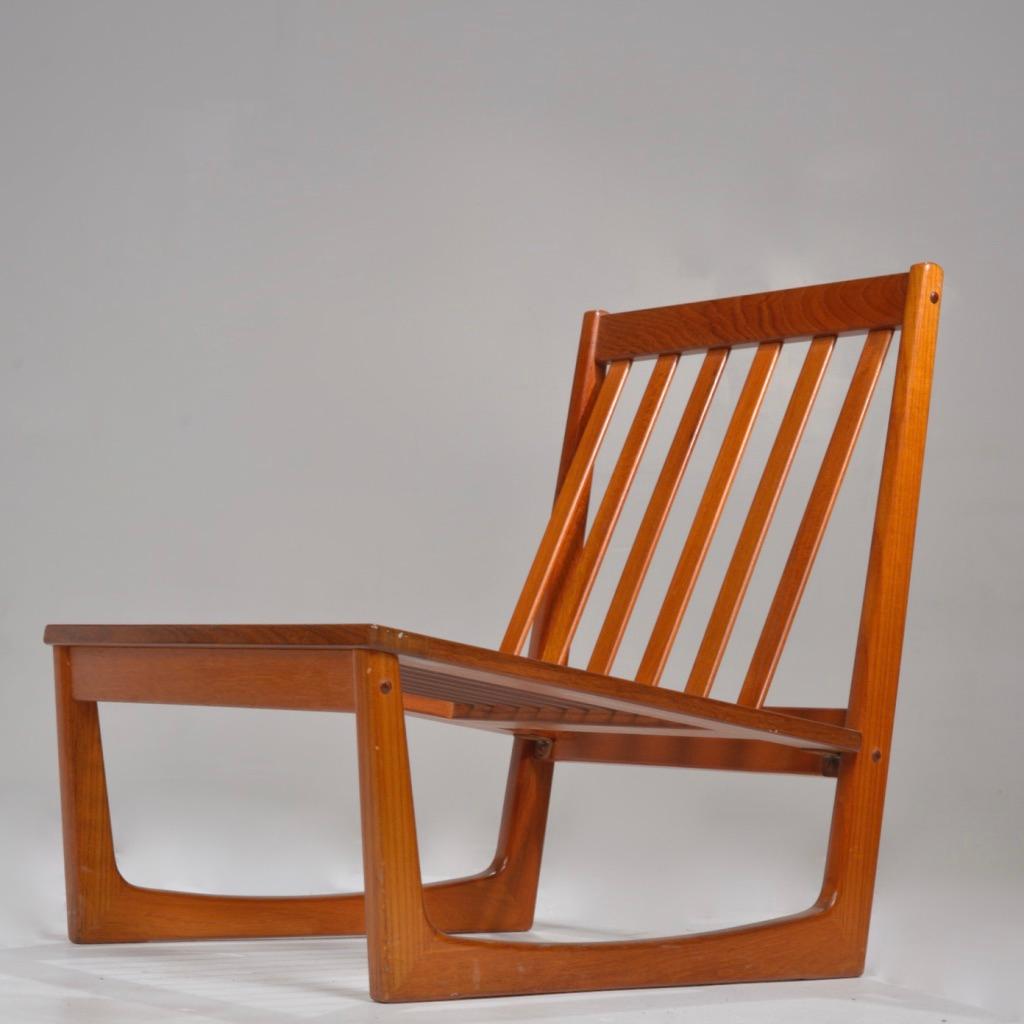 Pair of Teak Slipper Chairs by Jacob Kjaer 3