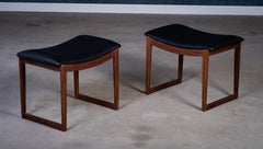 Pair of Teak Stools, Danish Mid-Century Design, 1960s
