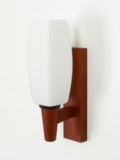 Pair of Teak Wall Lights by Kaiser, Germany 1960s