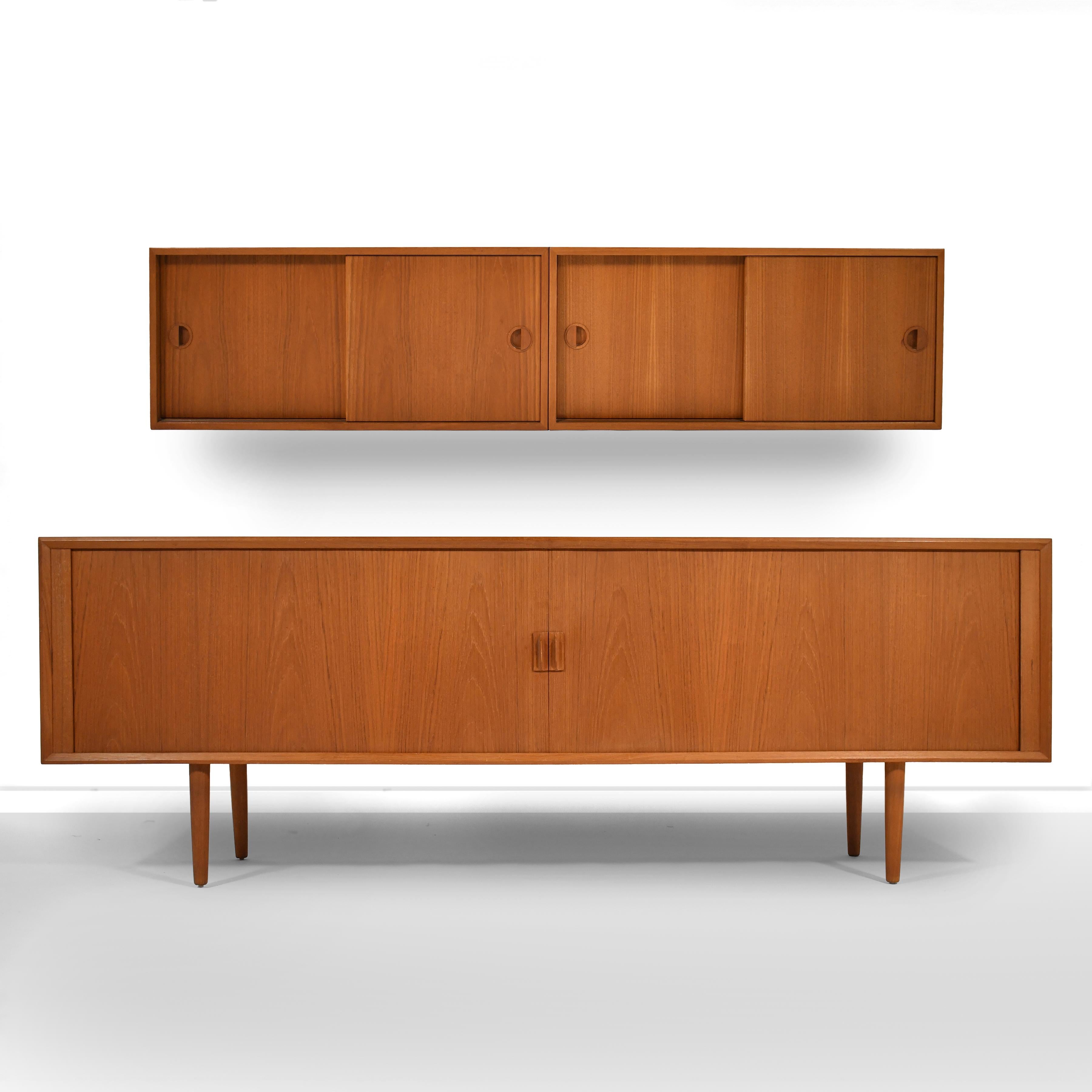 Pair of Teak Wall-Mounted Cabinets by HG Furniture 1