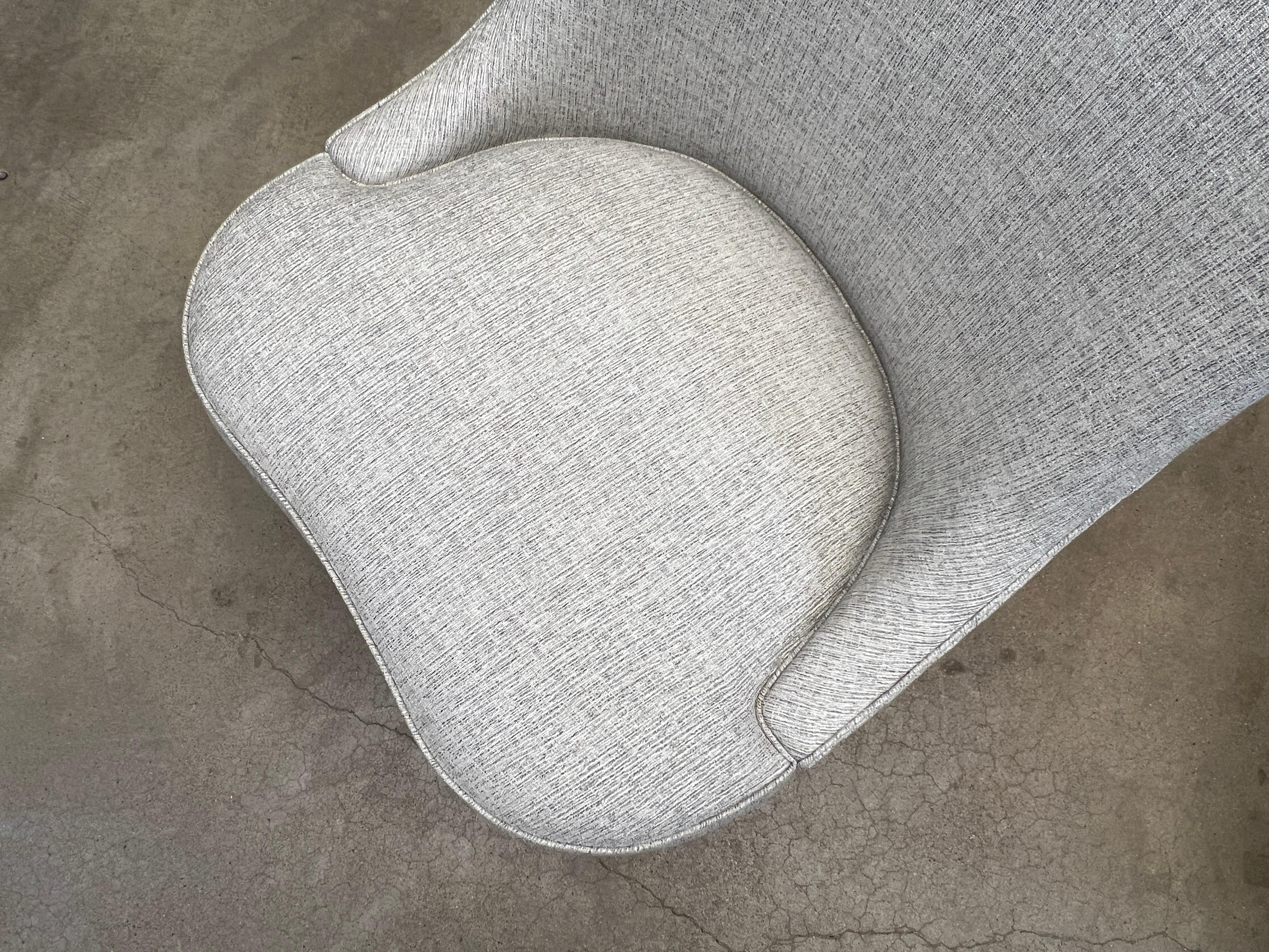 Pair of Tear Drop Chairs by Edward Wormley for Dunbar For Sale 4