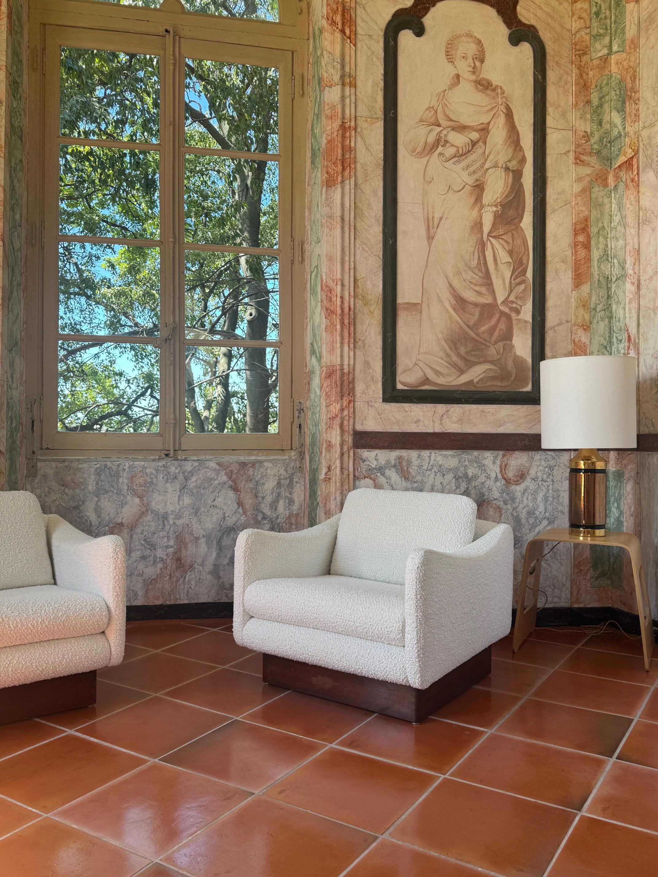 Paire de chaises longues 