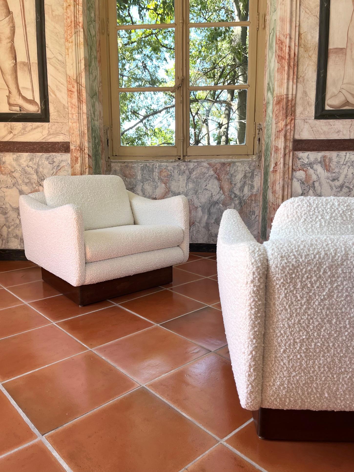 Paire de chaises longues 