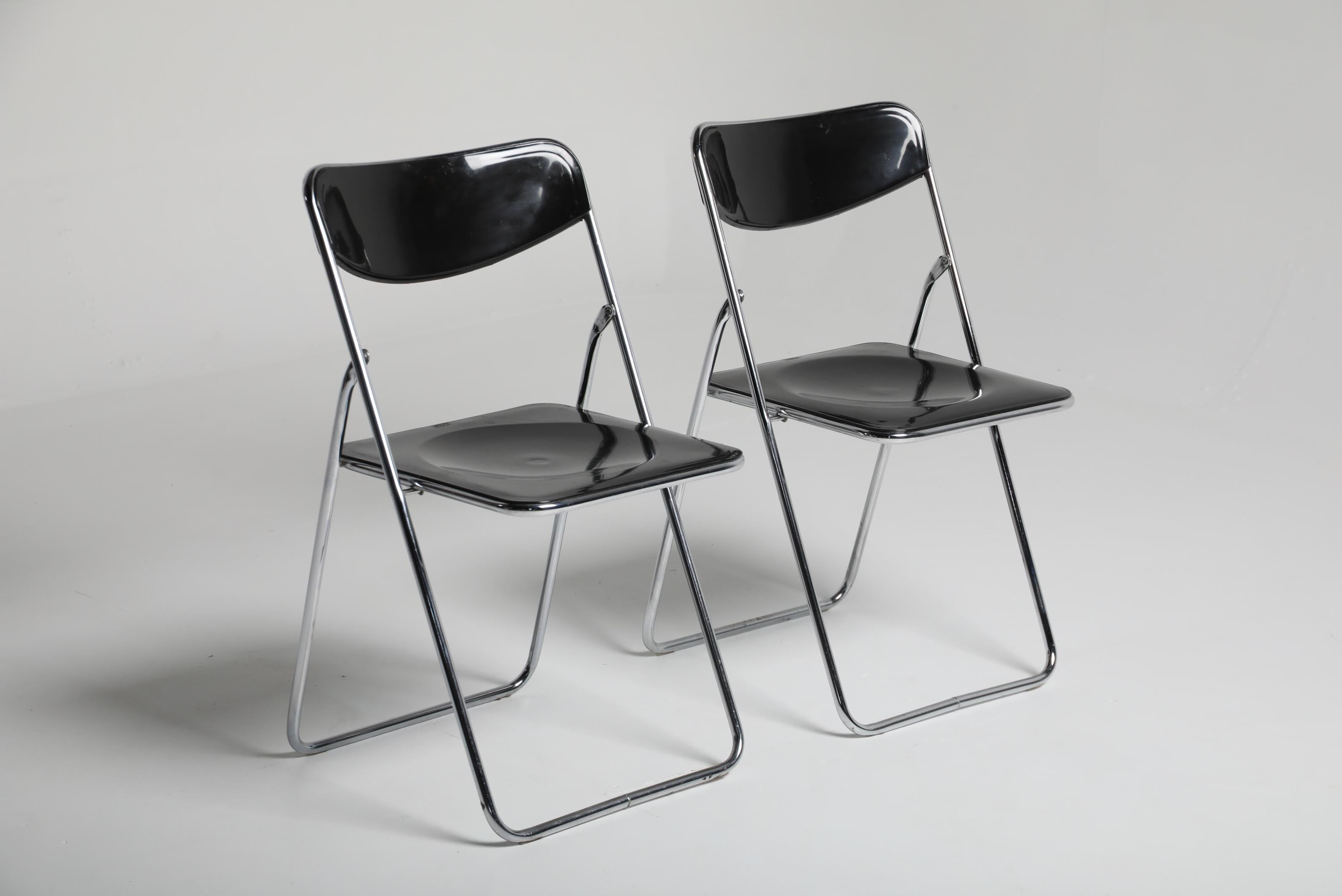 Scandinave moderne Paire de chaises pliantes 