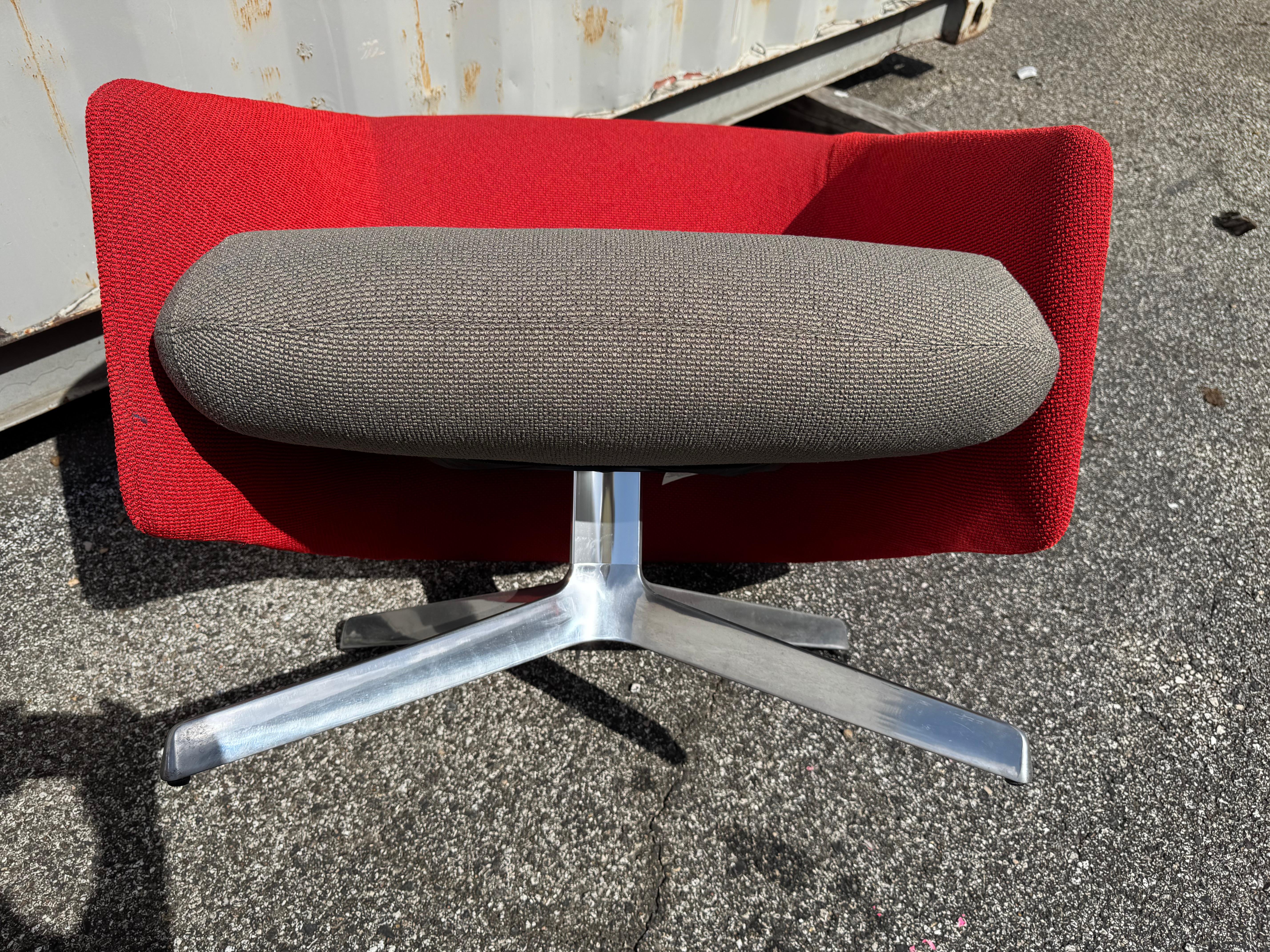 Modern Pair of Teknion by Steelcase Swivel Cover Chairs (sofa also available) For Sale
