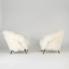 Pair of "Tellus" Lounge Chairs by Folke Jansson