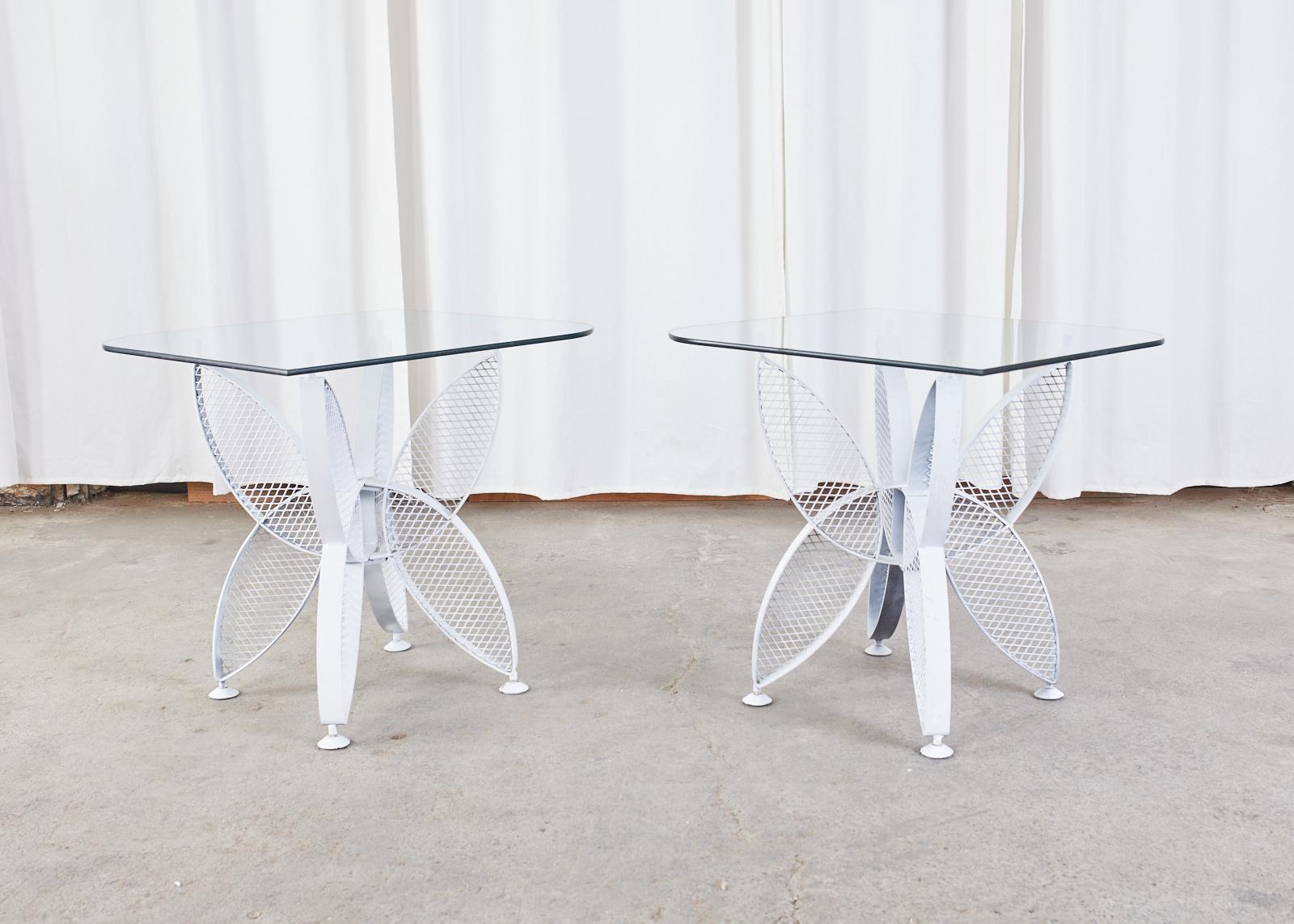 Pair of Tempestini for Salterini Butterfly Drink Tables 6
