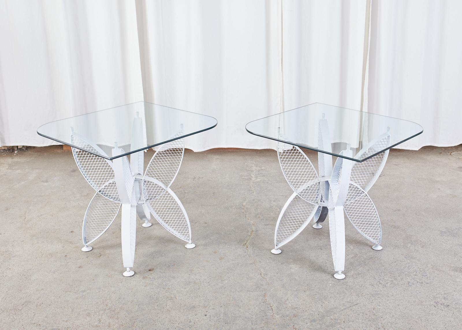 Pair of Tempestini for Salterini Butterfly Drink Tables 7