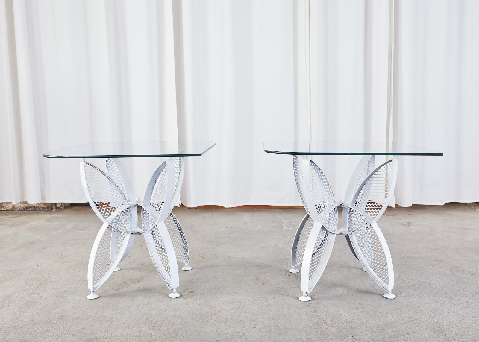 Pair of Tempestini for Salterini Butterfly Drink Tables 11