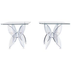 Pair of Tempestini for Salterini Butterfly Drink Tables