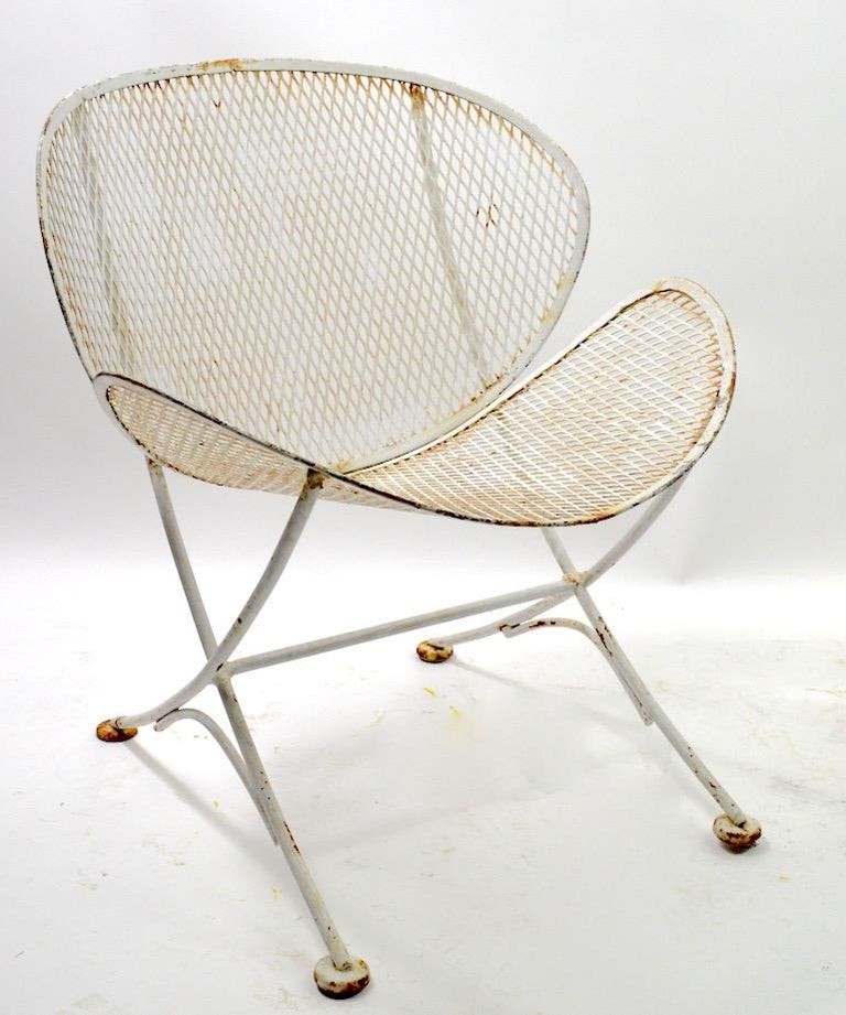 Pair of Tempestini for Salterini Clamshell Lounge Chairs For Sale at