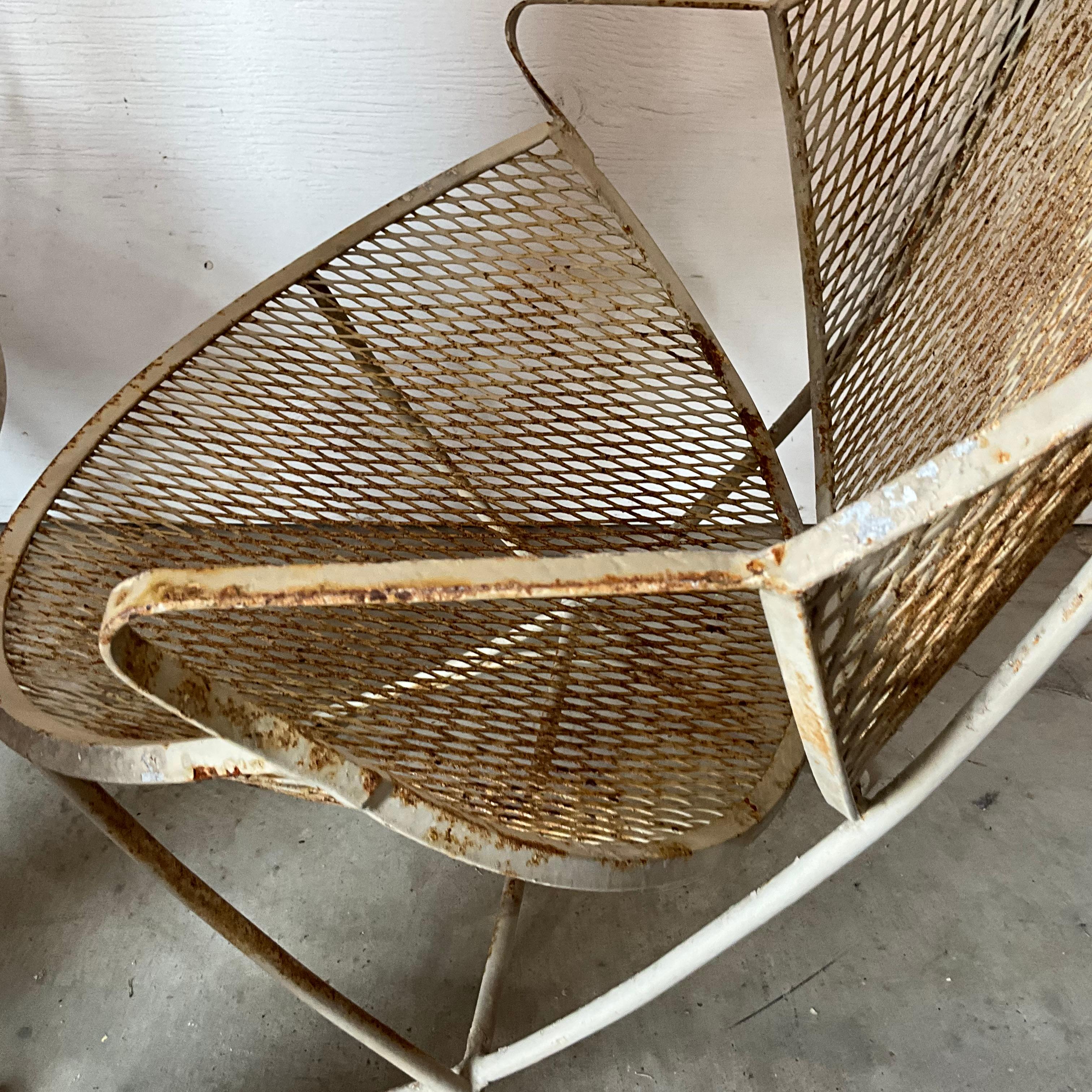 Pair of Tempestini for Salterini “Orange Slice” Chairs, Original Finish, Mid-Cen For Sale 2