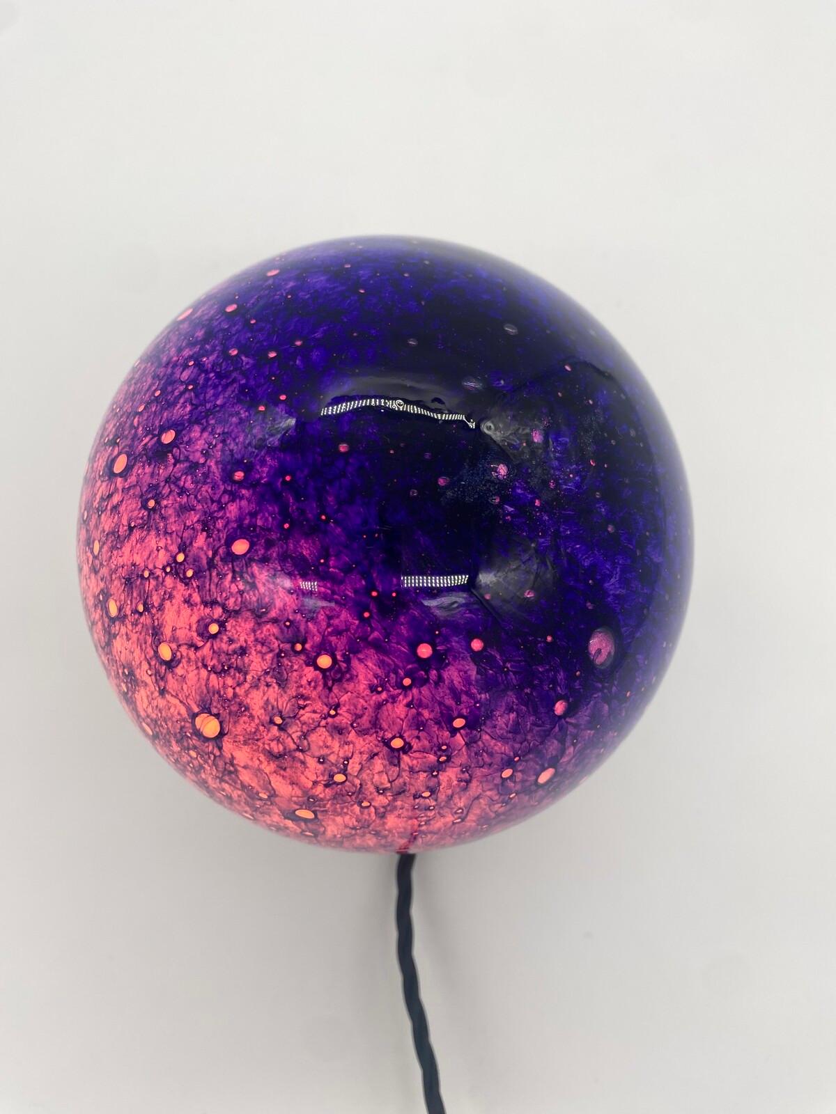 Européen Paire de lampes de bureau Temptation en verre et céramique par Targetti Sankey, 1970 en vente