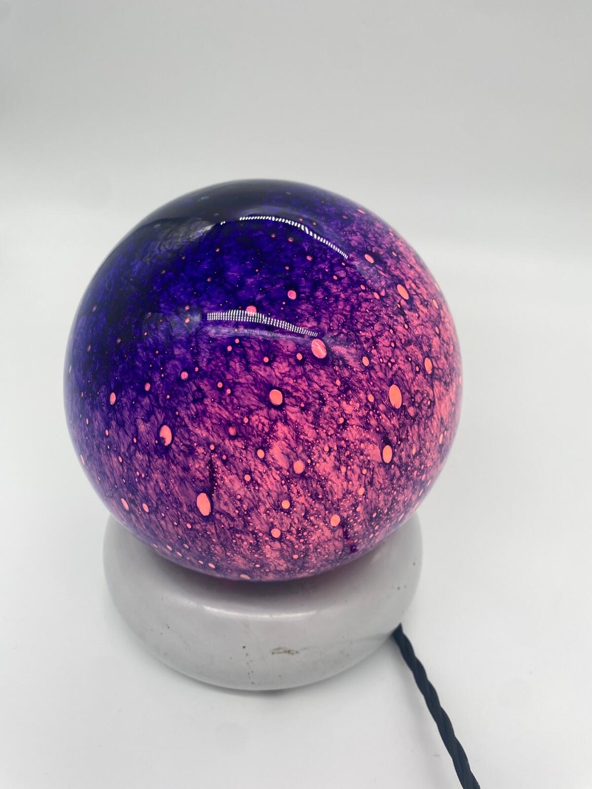 Paire de lampes de bureau Temptation en verre et céramique par Targetti Sankey, 1970 Bon état - En vente à Brussels, BE
