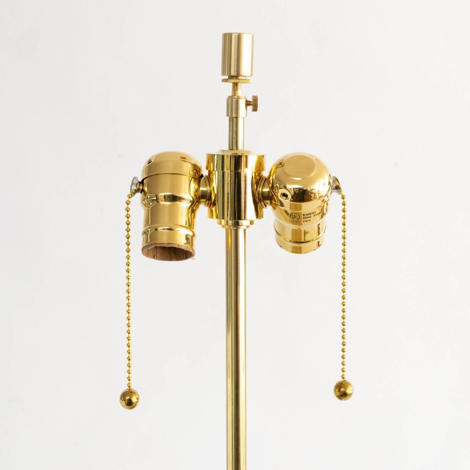 Paar „Tenara“-Porzellan-Tischlampen, entworfen von Berte Jessen, Aluminia (20. Jahrhundert) im Angebot