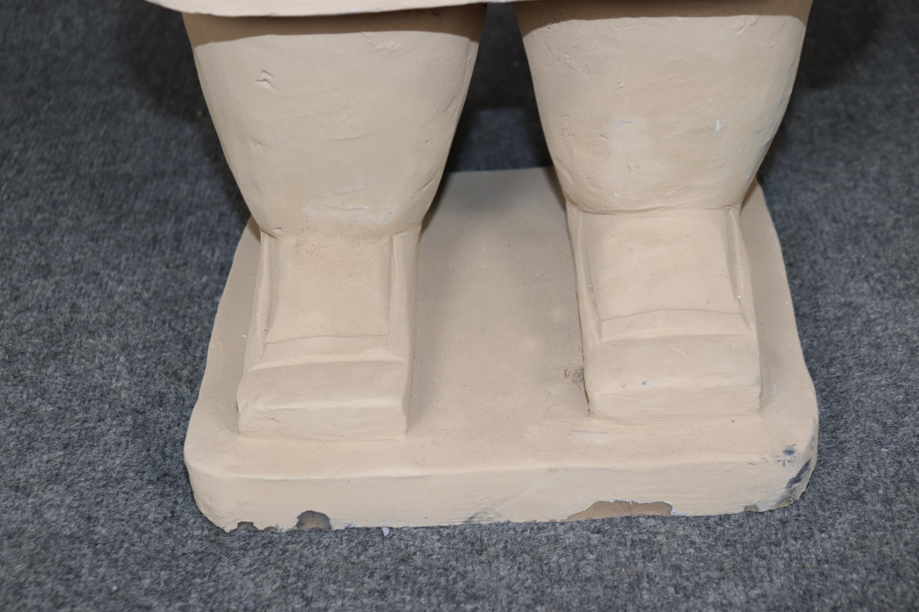Coppia di sculture di guerrieri cinesi in terracotta Qin Shi Repliche in vendita 5