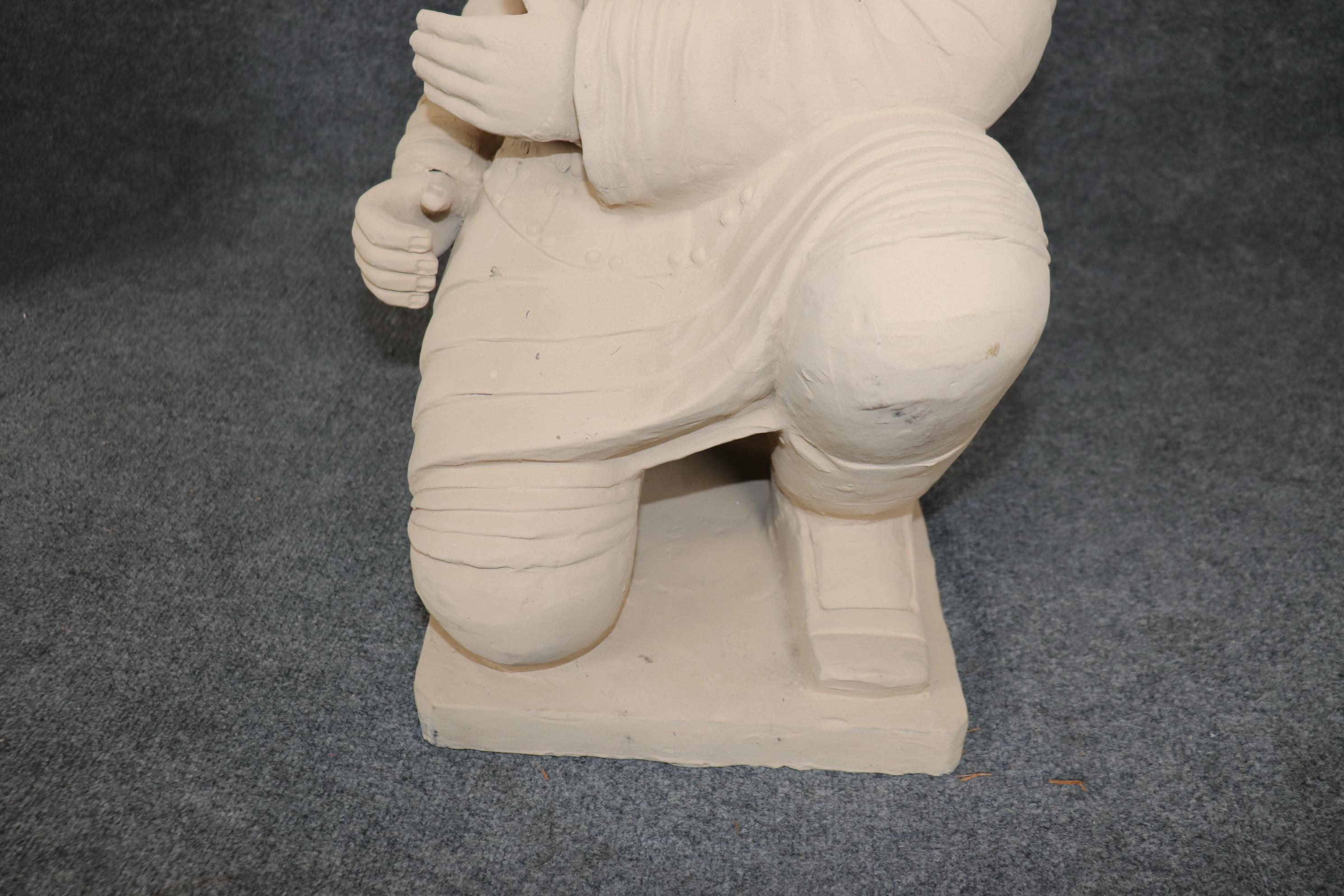 Coppia di sculture di guerrieri cinesi in terracotta Qin Shi Repliche in vendita 9