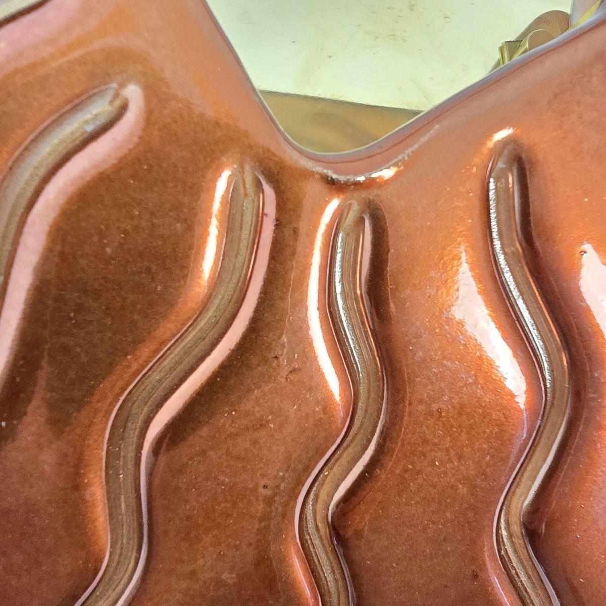 Coppia di appliques in vetro di Murano in terracotta in vendita 3
