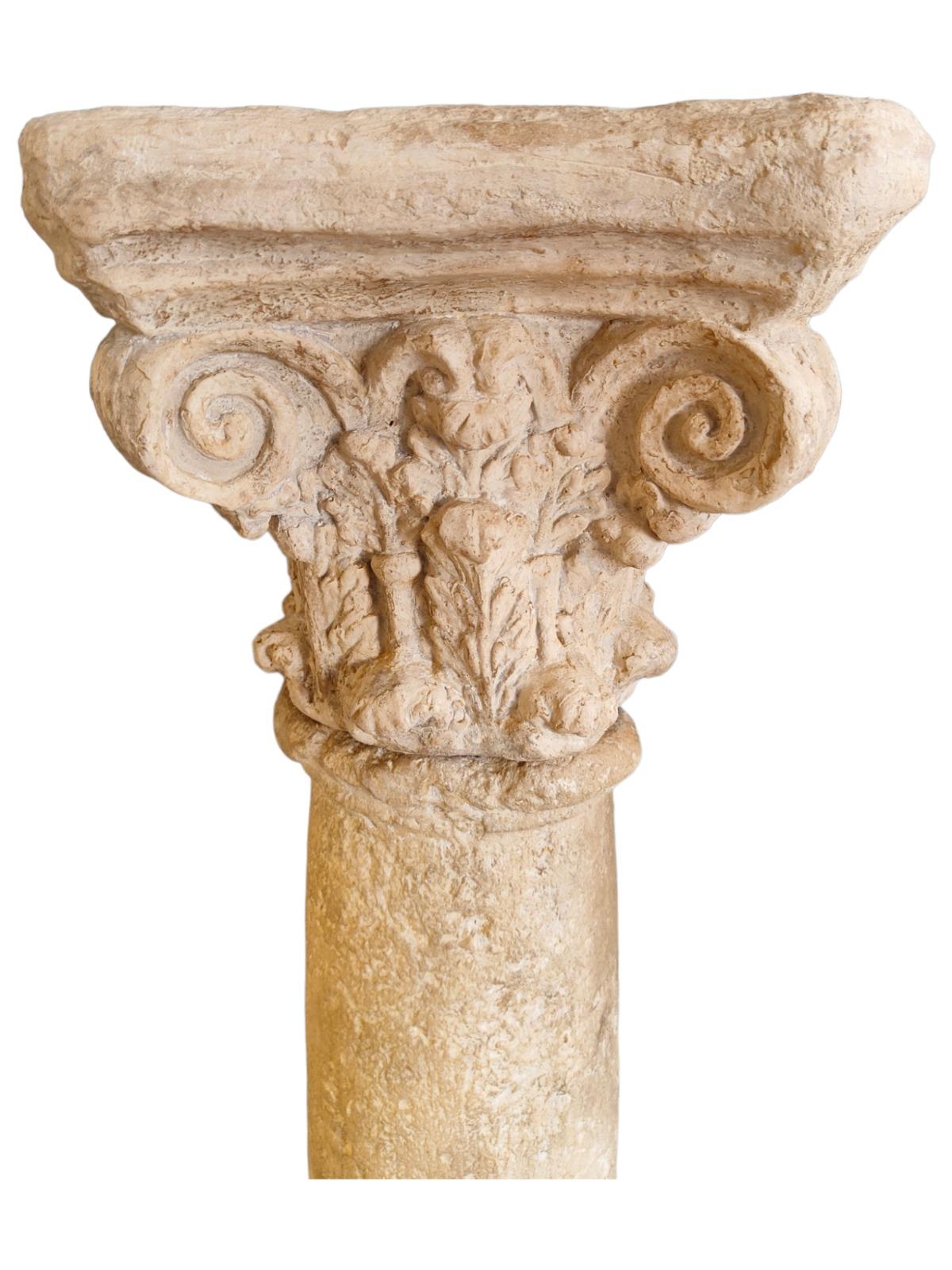 Pair of Terracotta or Similar Columns from the 20th Century For Sale 2