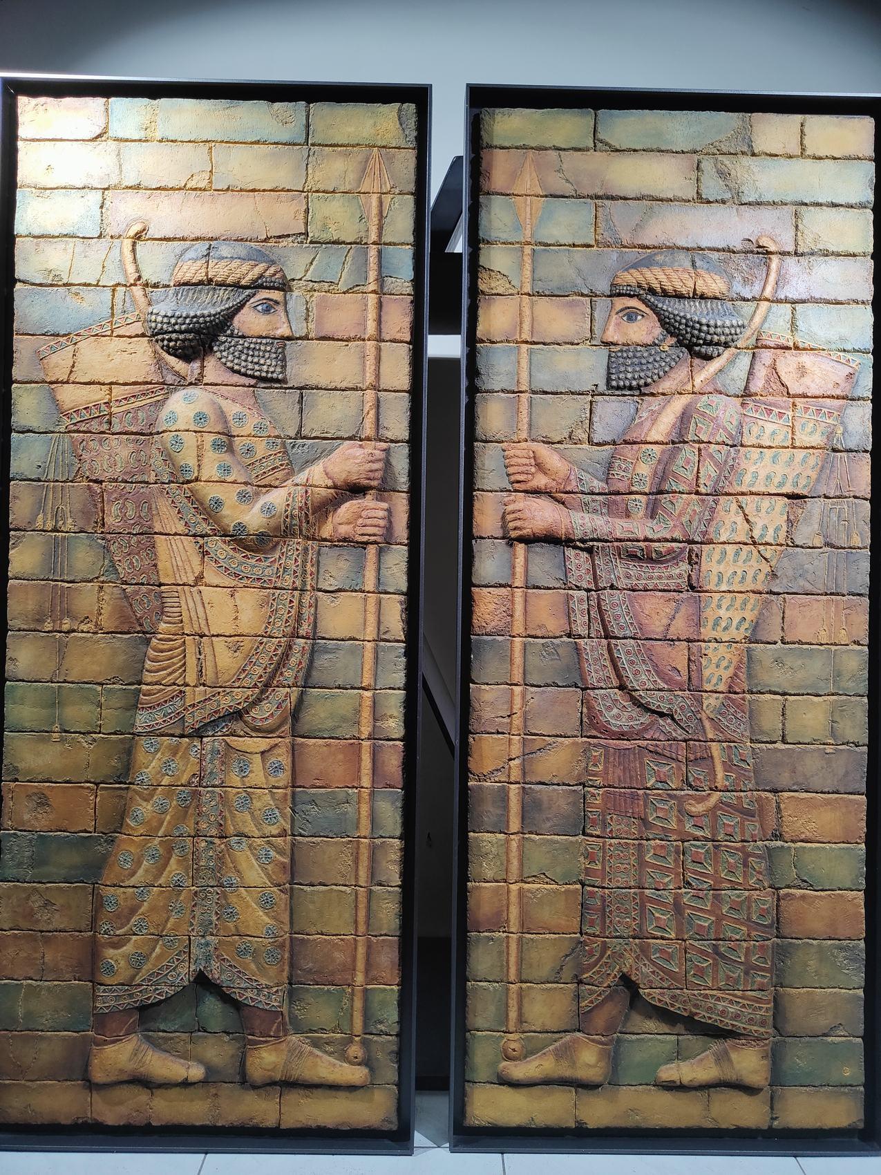Pair of Terracotta Reliefs of Persian Archers, Mid-20th Century 6