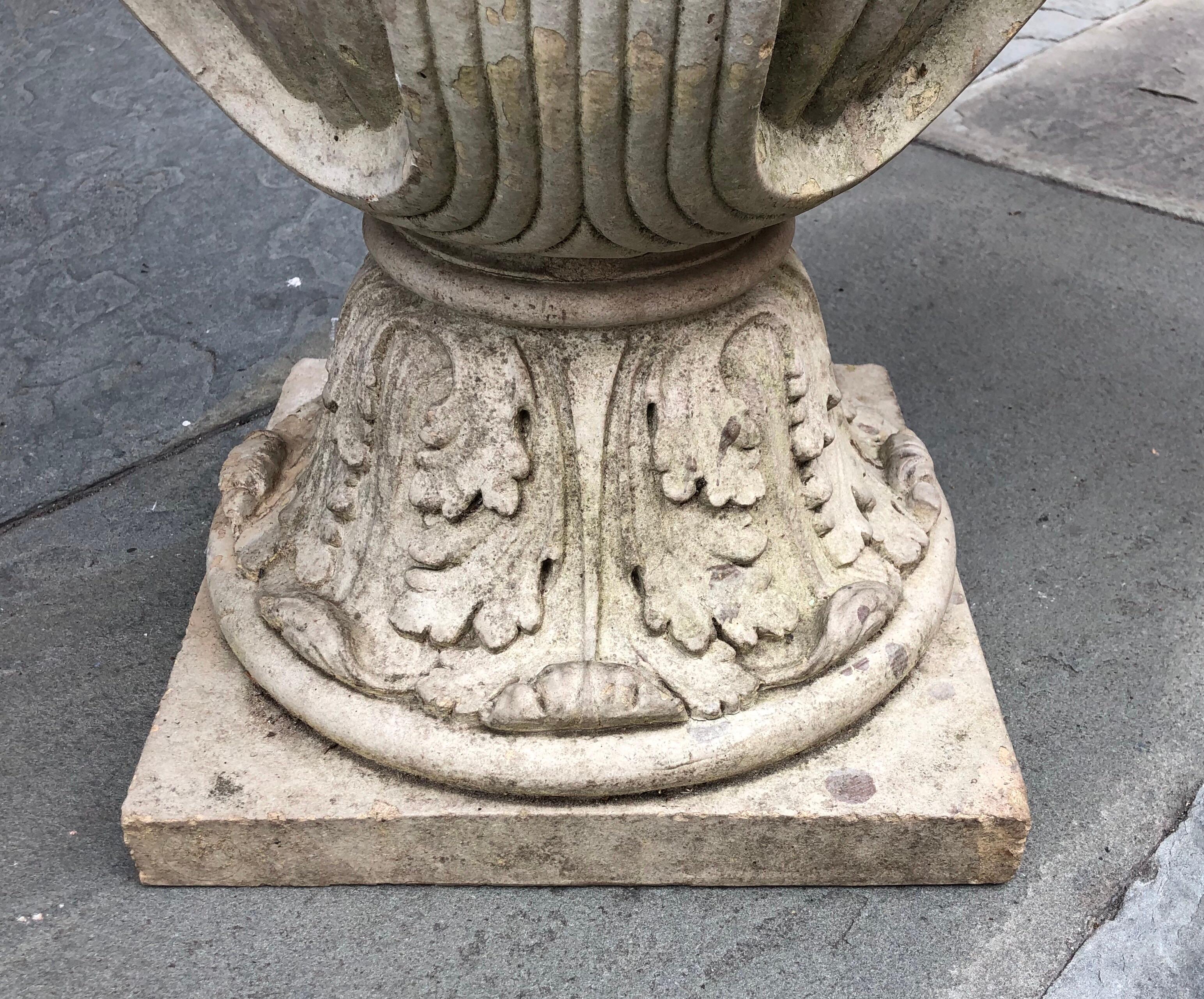 Pair of Terracotta Urns, Signed Galloway Pottery Philadelphia In Good Condition In Charleston, SC