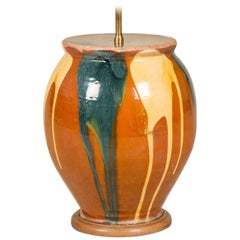Pair of Terracotta Vases Wired as Lamps