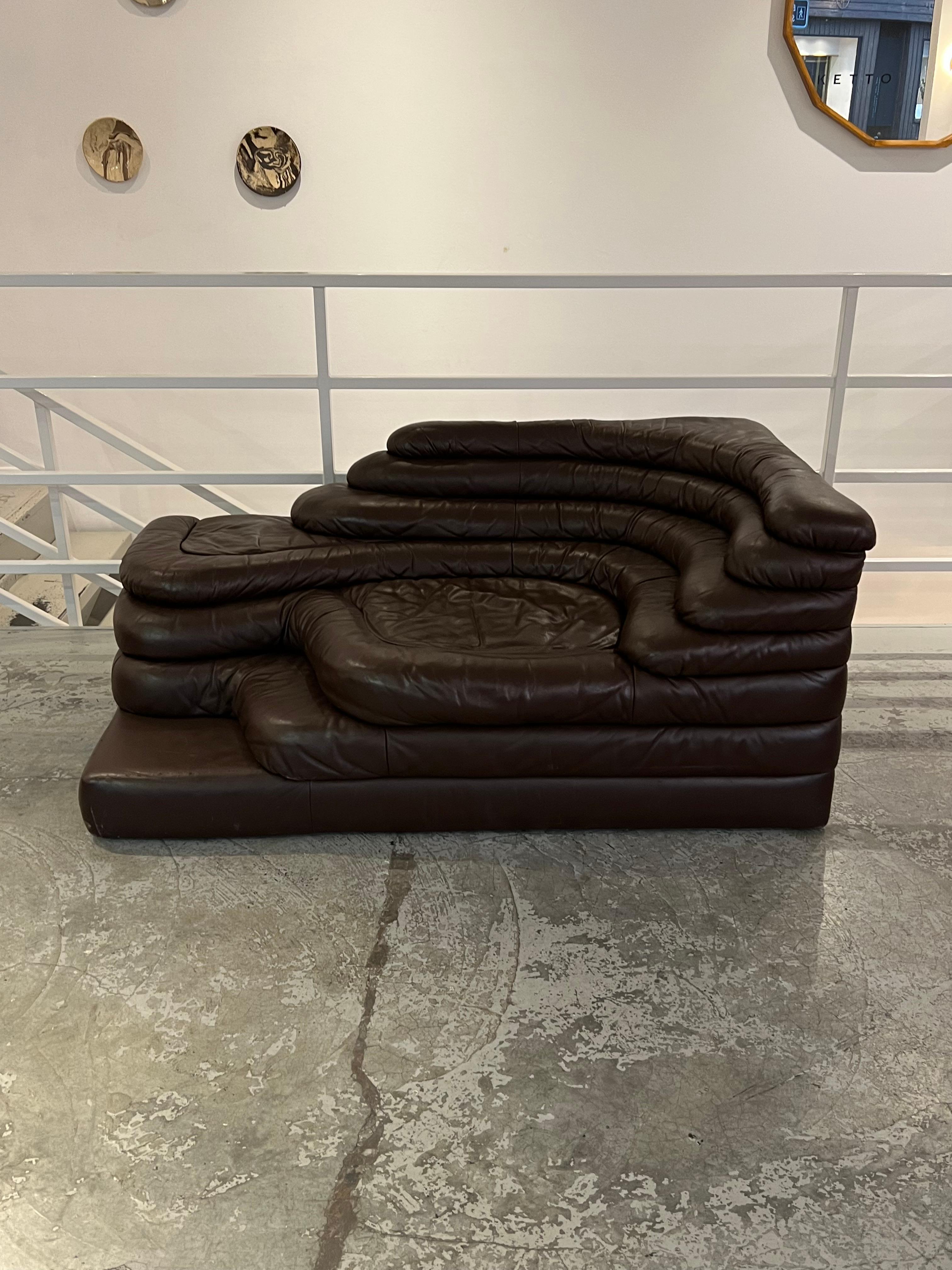 Pair of Terrazza Sofas by Ubald Klug for De Sede, Switzerland, 1973 For Sale 1