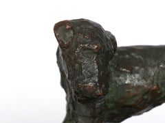 “Pair of Terriers” Bronze Sculpture Bookends by Edith B. Parsons and Gorham Co.