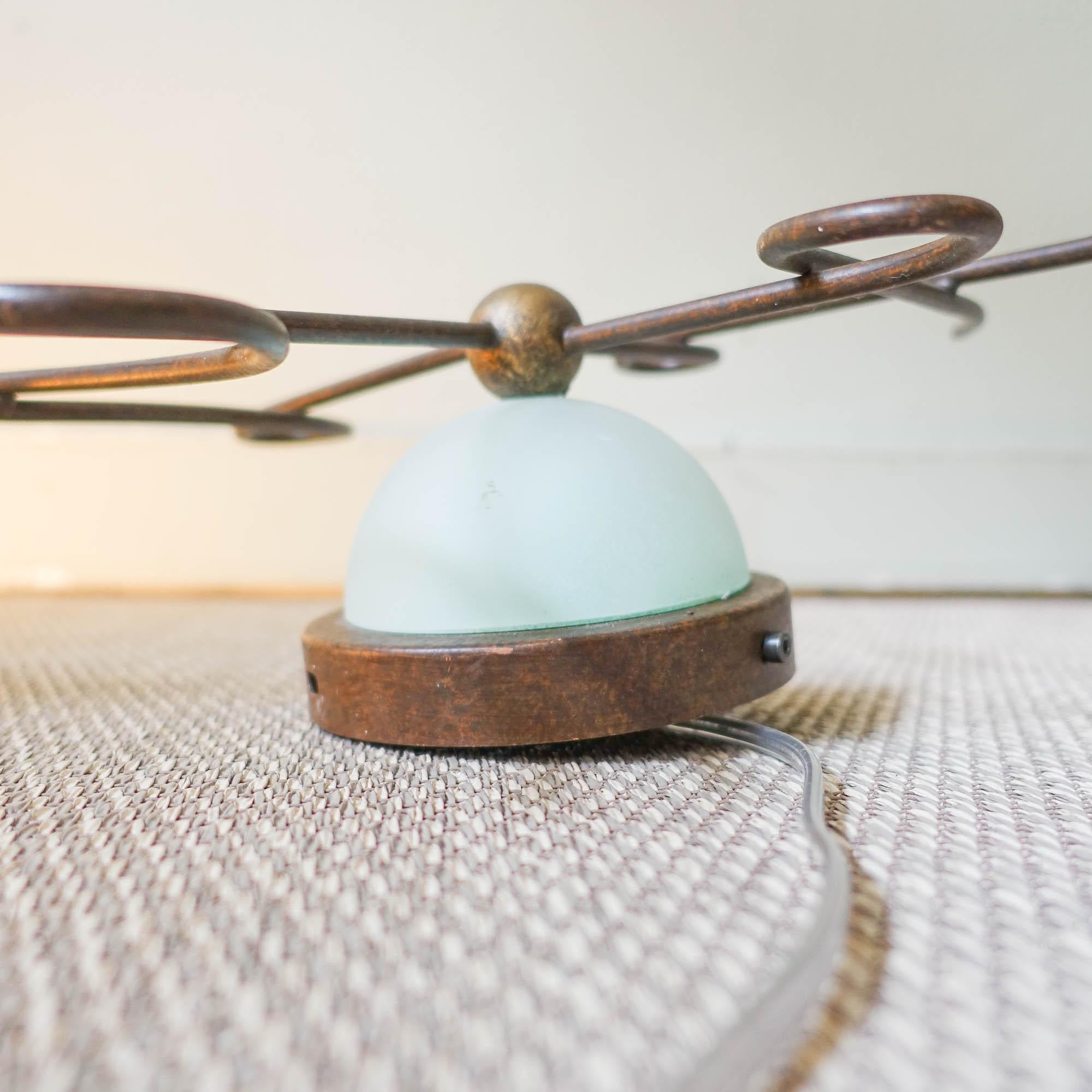 Metal Pair of Terzani Louvre Wall Sconces, 1980's