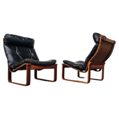 Vintage Pair of Tessa Furniture T8 Mid-Century Chairs 