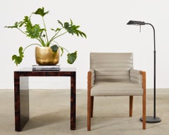 Pair of Tessellated Horn Veneered Display Tables