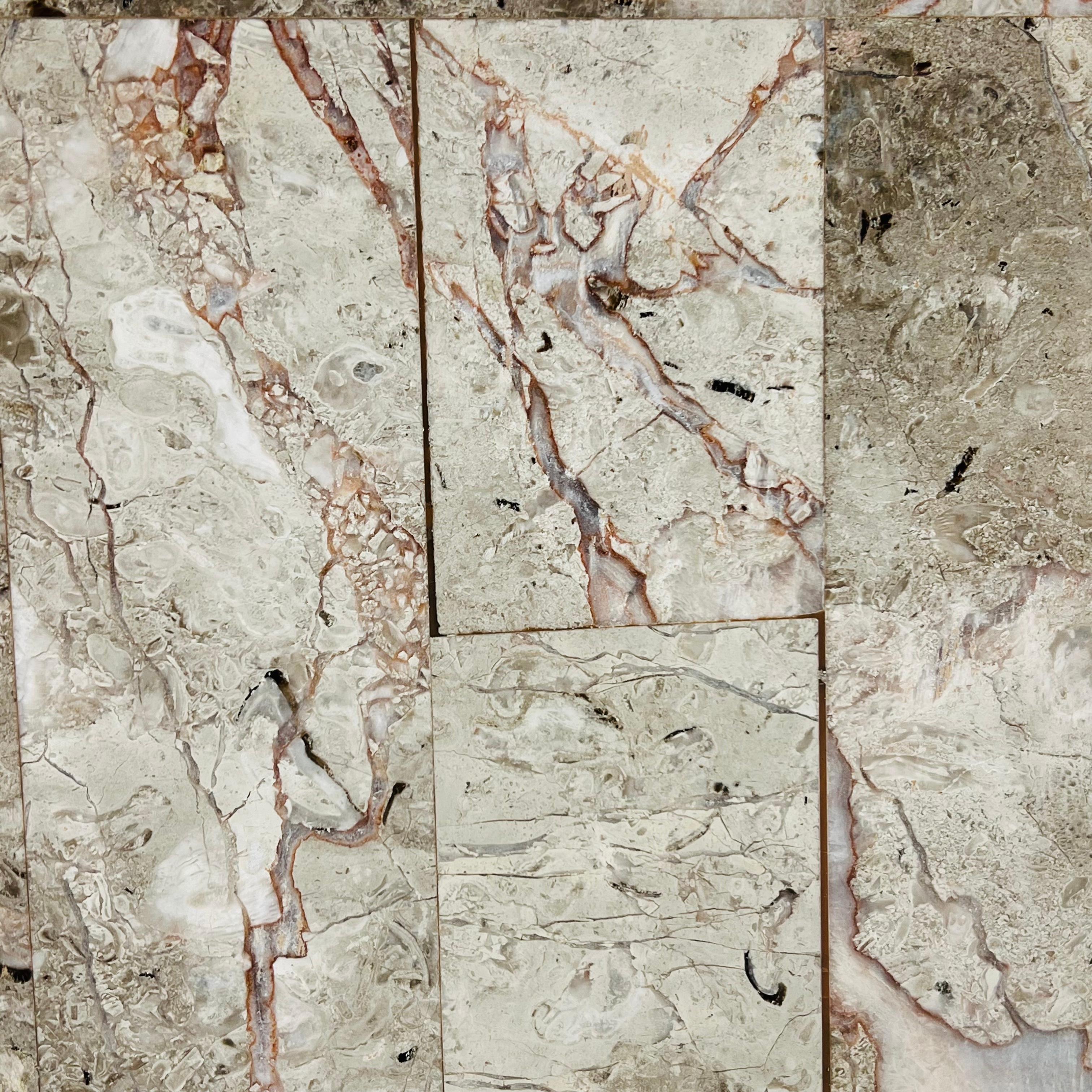 Pair of Tessellated Quartzite Cube End Tables For Sale 4