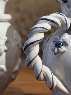 Coppia di brocche in ceramica di Tessier, Francia