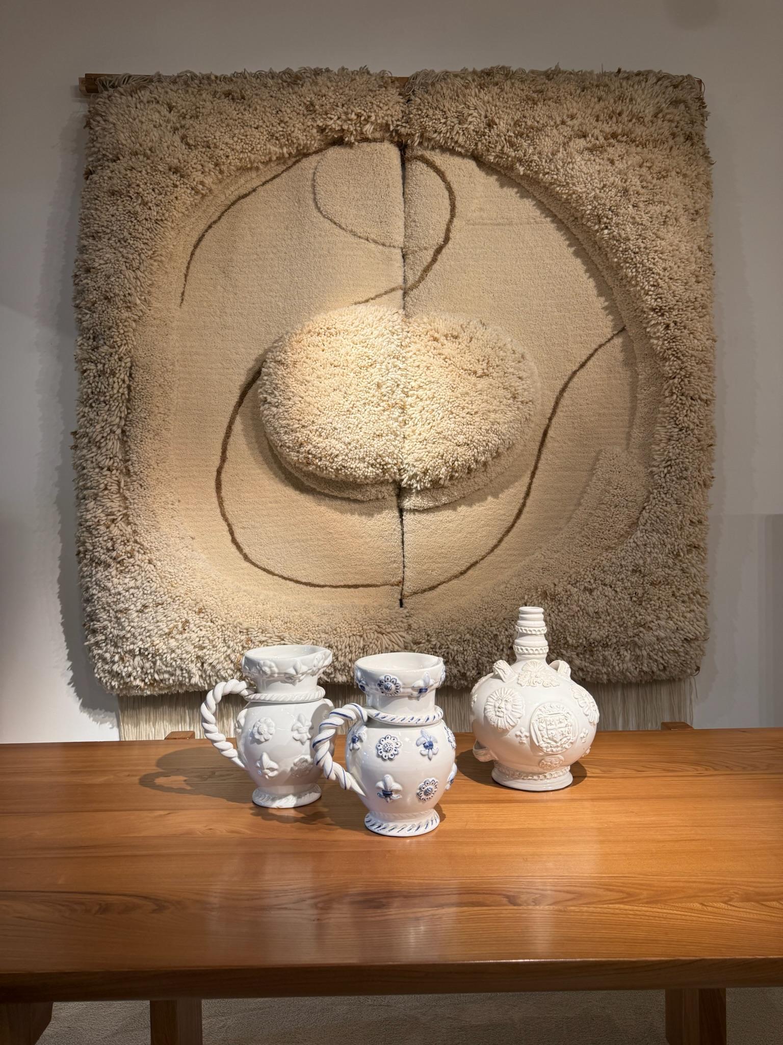 Fatto a mano Coppia di brocche in ceramica di Tessier, Francia in vendita