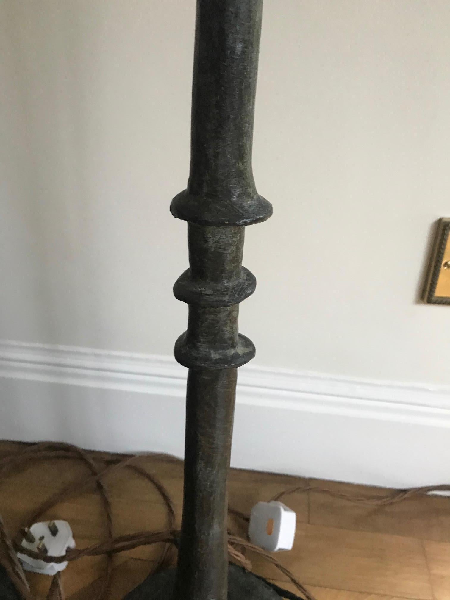 Pair of Tete de Femme Floor Lamps after Alberto Giacometti For Sale 5