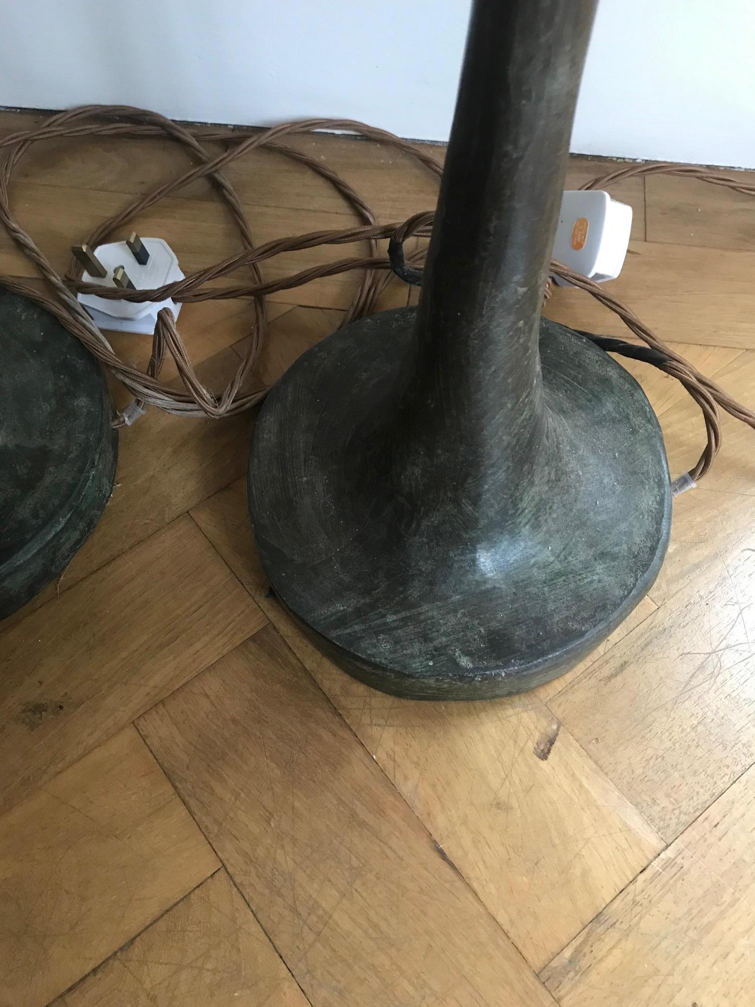 Pair of Tete de Femme Floor Lamps after Alberto Giacometti For Sale 6