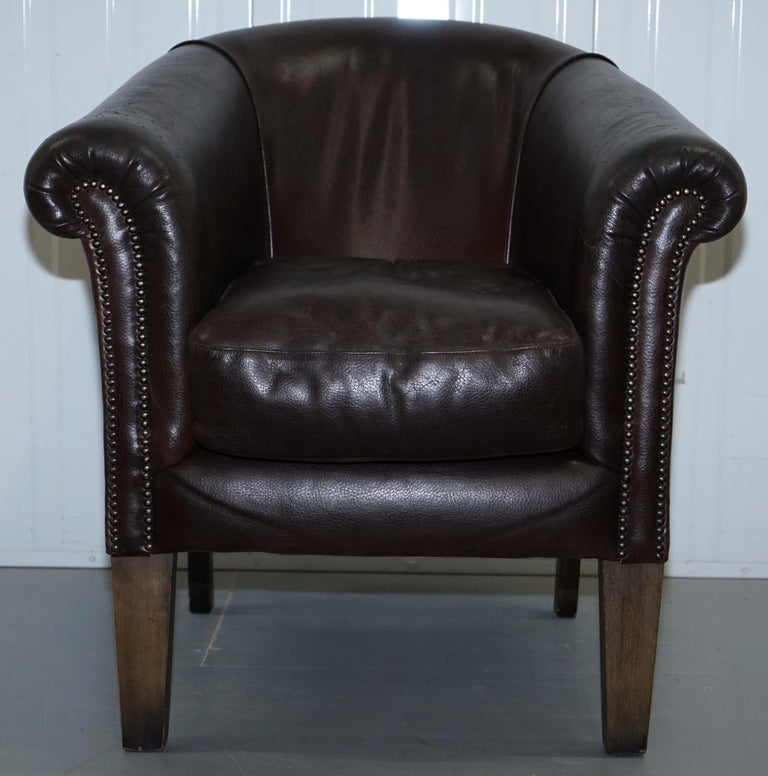 Leather tub chairs john lewis discount