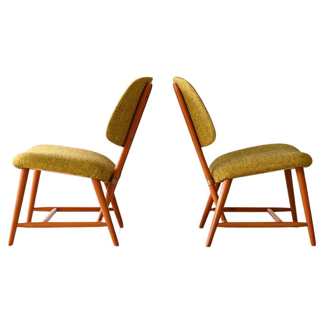 Pair of 'TeVe' armchairs by Alf Svensson