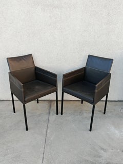 Paar "Texas"-Ledersessel von Karl Friedrich Förster für KFF, Deutschland