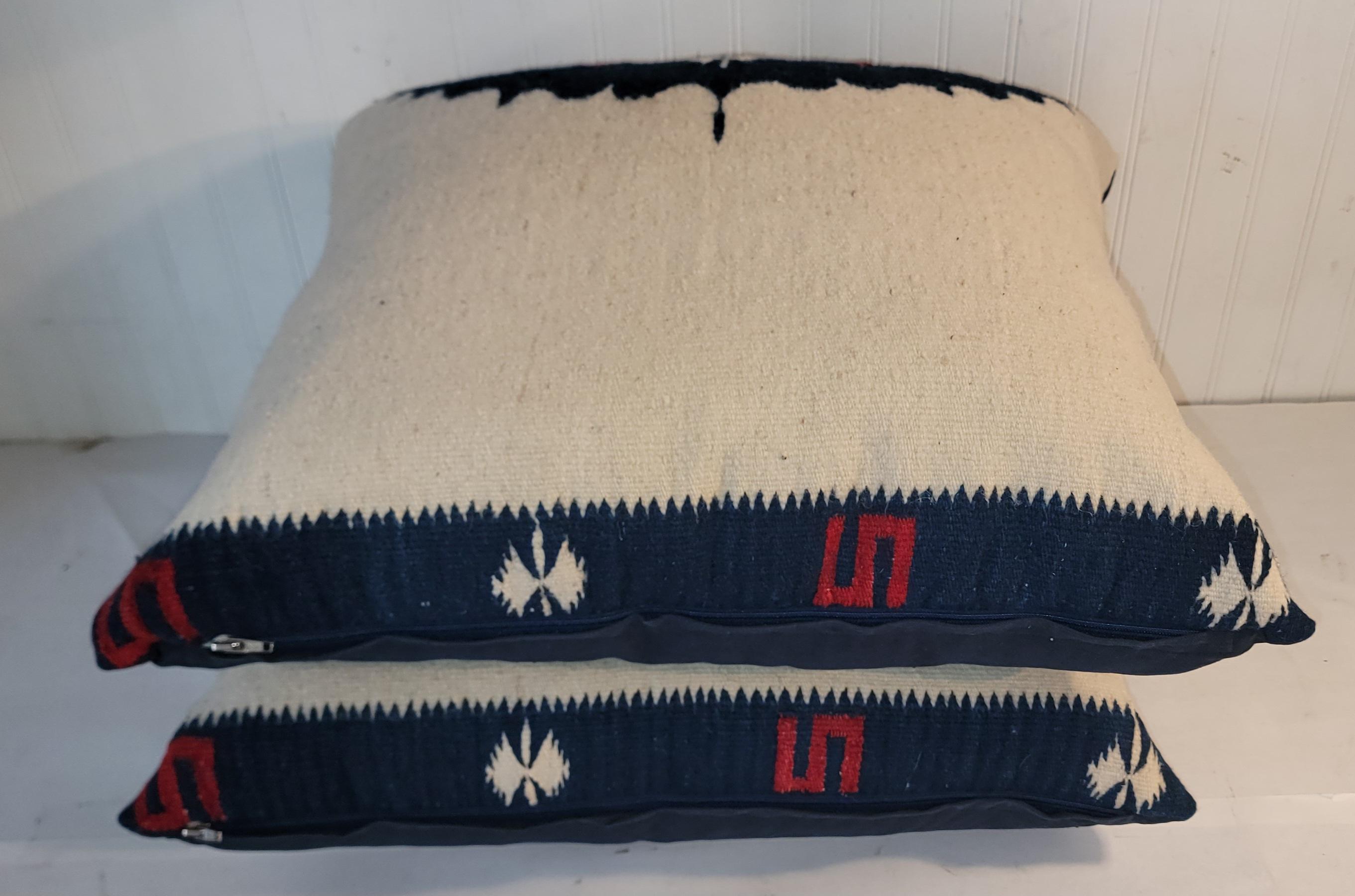 American Pair of Texcoco Pillows For Sale