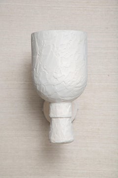 Pair of Textured Plaster Wall Lights, in Stock