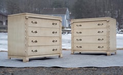 Paire d'AT&T. Commodes pour hommes et garçons Robsjohn-Gibbings Attr. pour John Stuart