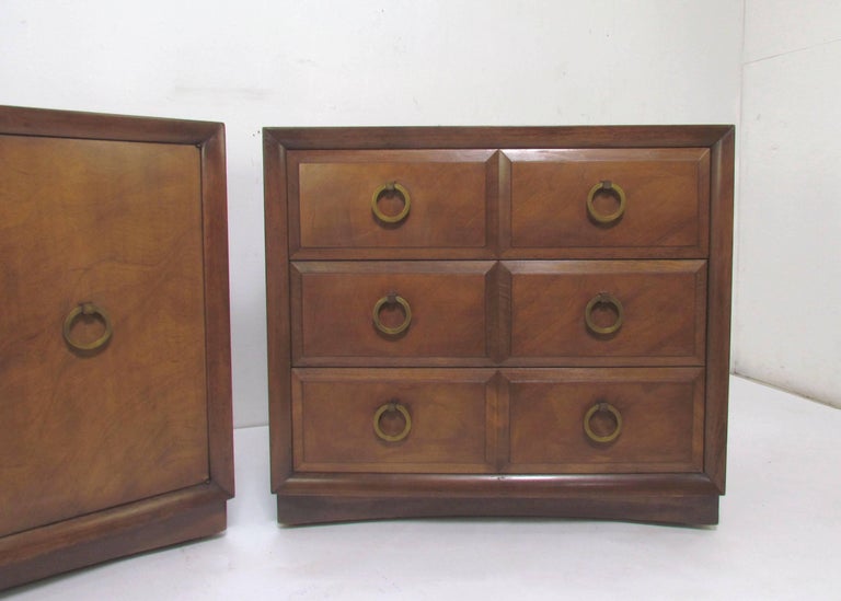 Pair of T.H. Robsjohn-Gibbings for Widdicomb Chests, circa 1950s For ...